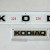 GENUINE Skoda Kodiaq rear black emblem Skoda & Kodiaq